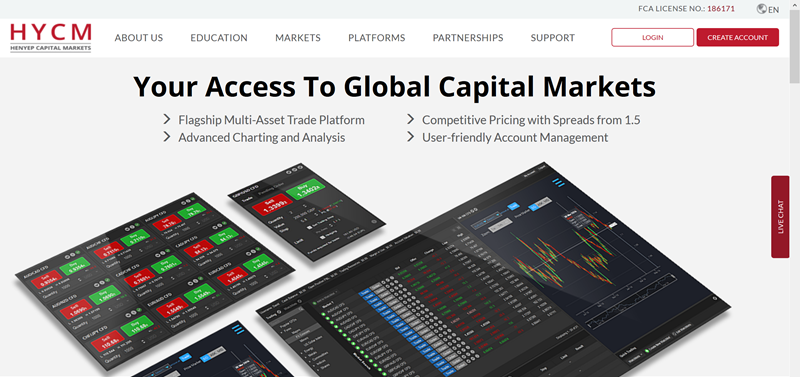 HY Markets no deposit bonus