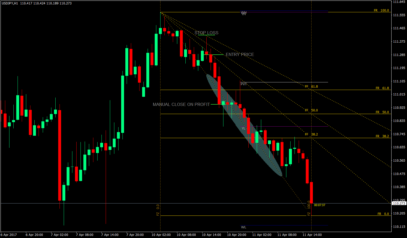 Fibonacci Fan Trading Strategy 6