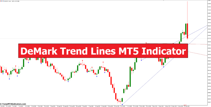 DeMark Trend Lines MT5 Indicator