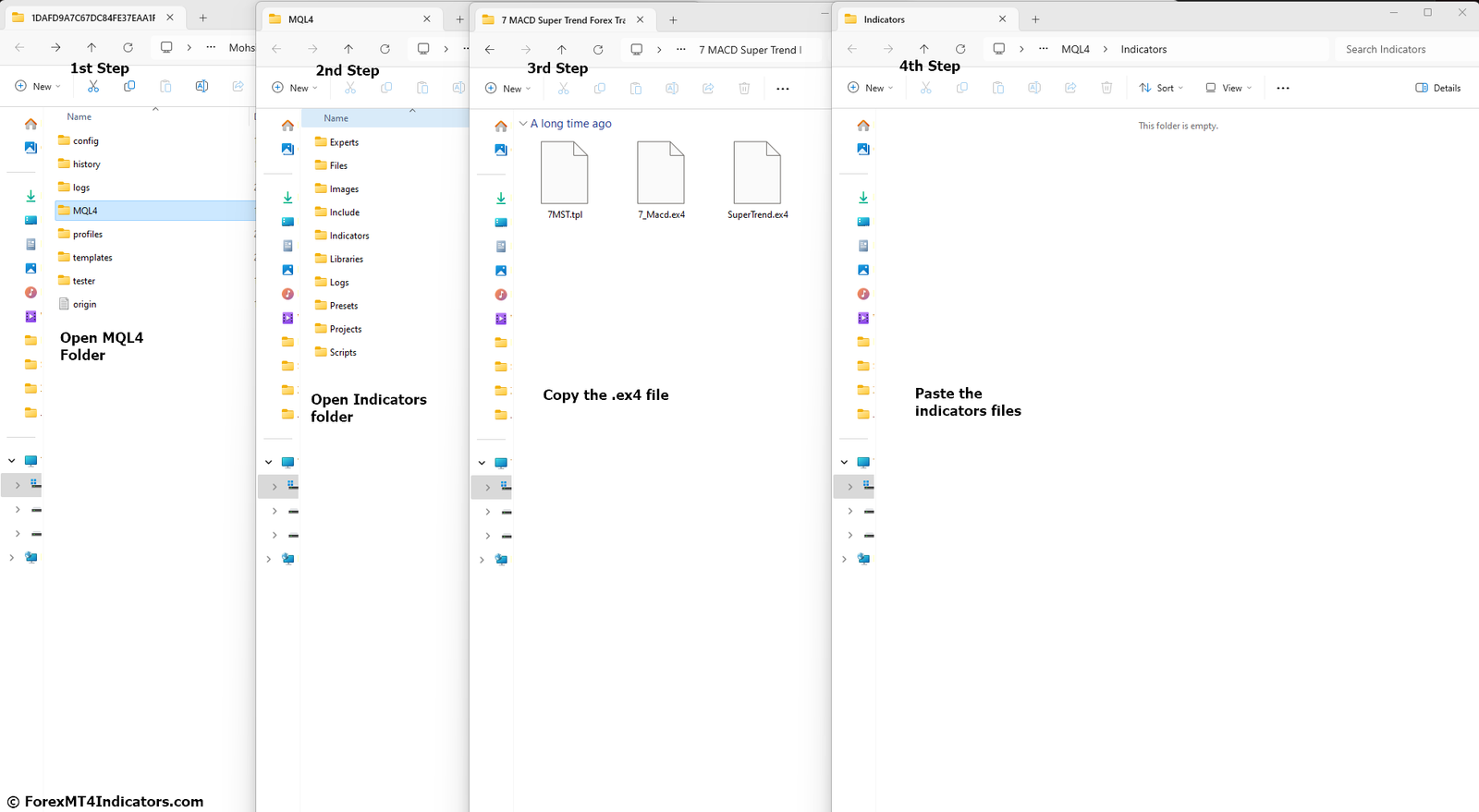 How to Install Forex Indicators and Strategies on MT4 and MT5 9 Move the Files to the Correct Folders