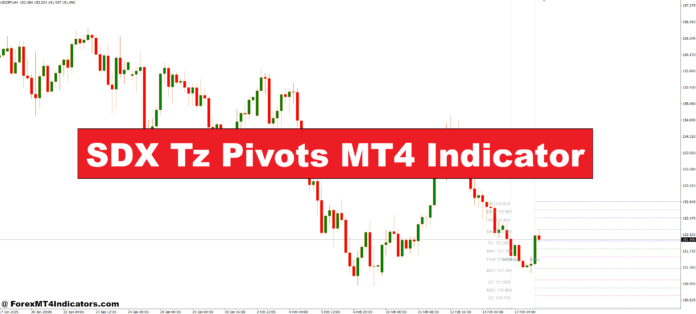 SDX Tz Pivots MT4 Indicator SDX Tz Pivots MT4 Indicator
