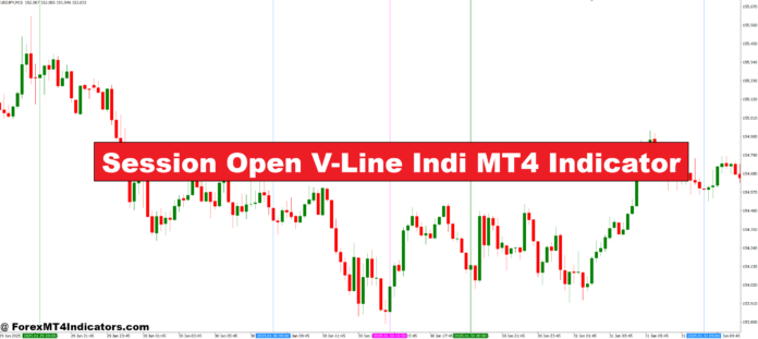 Session Open V-Line Indi MT4 Indicator Session Open V-Line Indi MT4 Indicator