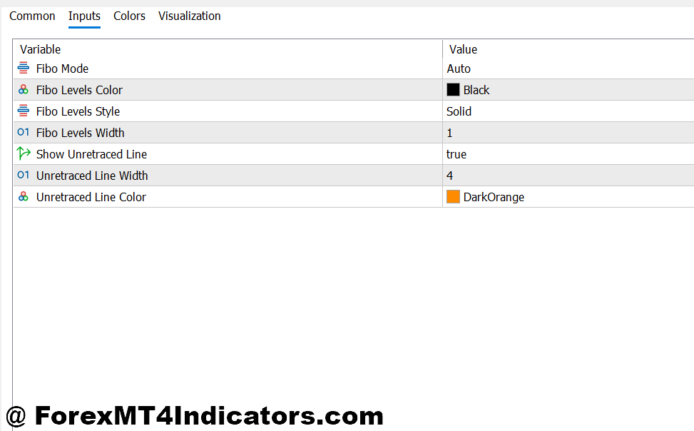 Fibo Musang MT5 Indicator 2 Fibo Musang MT5 Indicator Settings and Customization