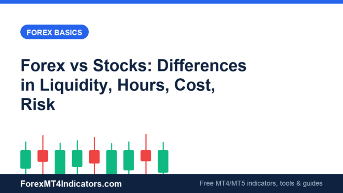 Forex vs Stocks: Differences in Liquidity, Hours, Cost, Risk Forex vs Stocks: Differences in Liquidity, Hours, Cost, Risk