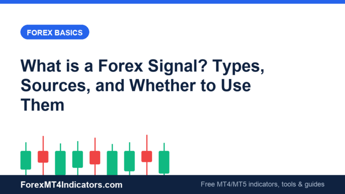 What is a Forex Signal? Types, Sources, and Whether to Use Them