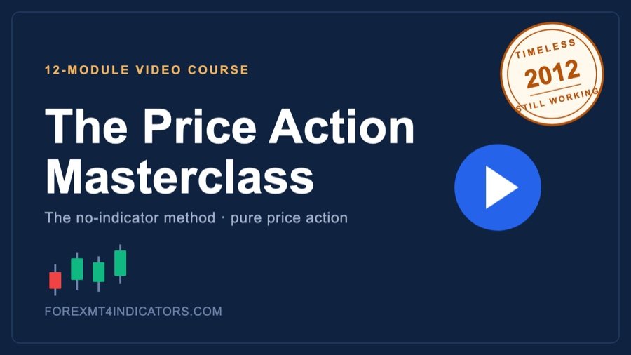 The Price Action Masterclass — 12-module video course, est. 2012